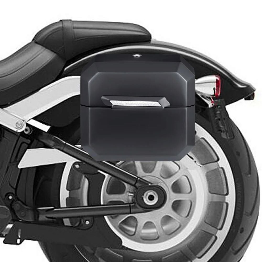  M8 ファットボーイ Outlaw クイックマウント・スモール・サドルバッグ 10L 左用 (マットブラック)