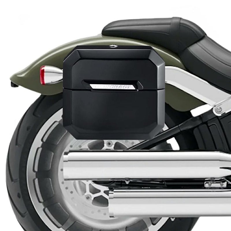 M8 ファットボーイ Outlaw クイックマウント・スモール・サドルバッグ 10L 右用 (グロスブラック)