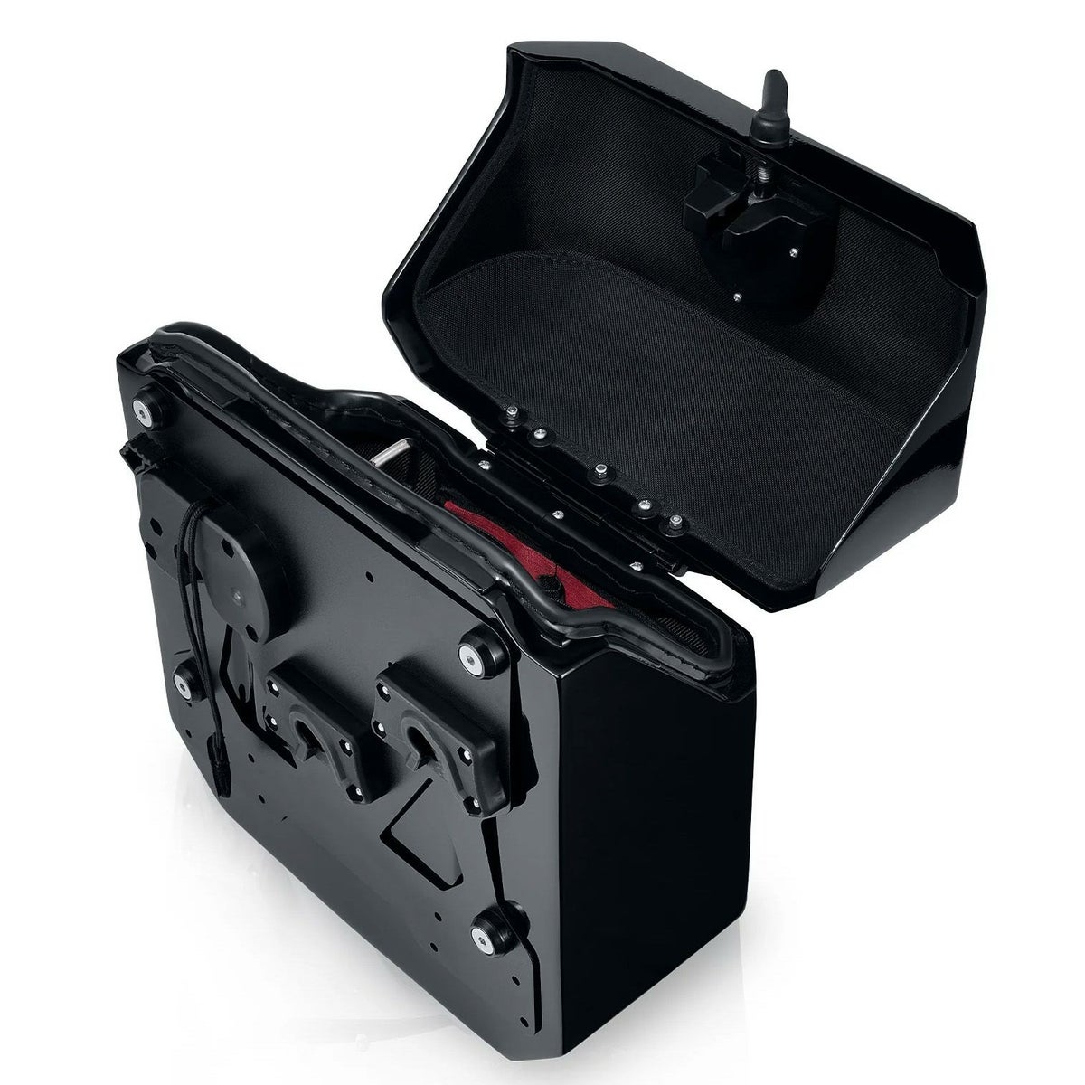  M8 ファットボーイ Outlaw クイックマウント・ミディアム・サドルバッグ 15L 左用 (グロスブラック)5