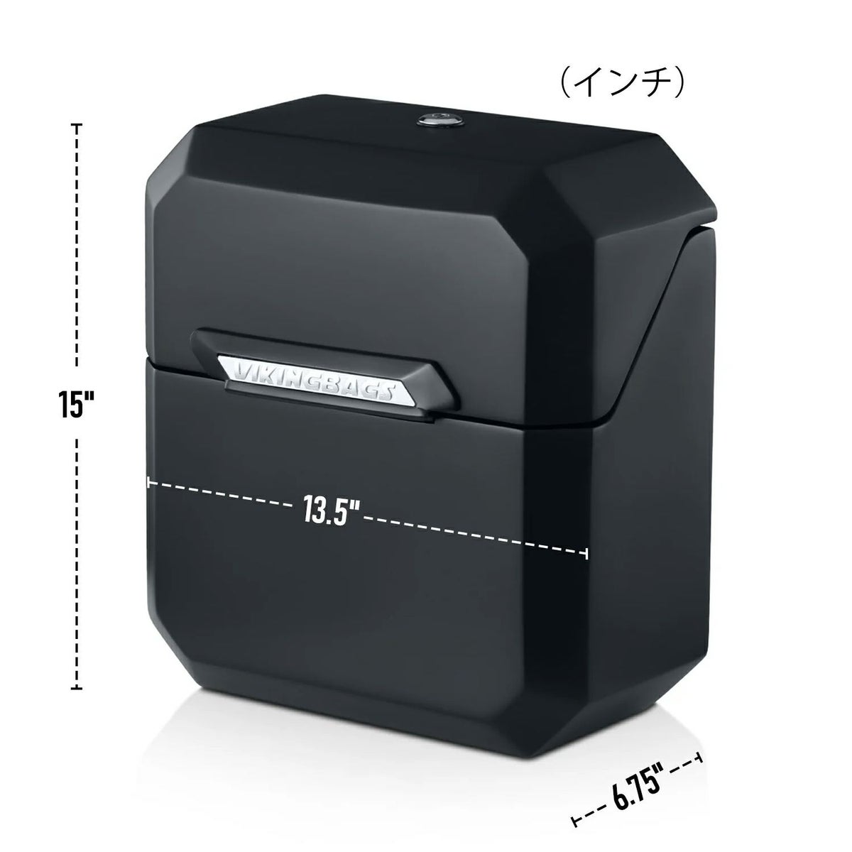 M8 ファットボーイ Outlaw クイックマウント・ミディアム・サドルバッグ 15L 左用 (マットブラック)3