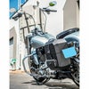 M8 ファットボーイ Outlaw クイックマウント・ミディアム・サドルバッグ 15L 左用 (レザーラップ)2