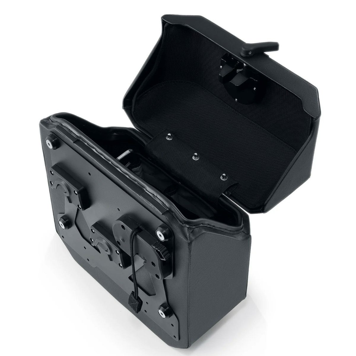 M8 ファットボーイ Outlaw クイックマウント・ミディアム・サドルバッグ 15L 左用 (レザーラップ)9