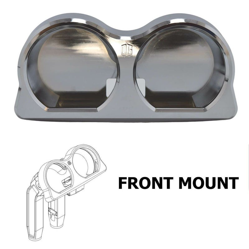 2015～2023 FLTR OGライザー用 デュアル メーターゲージ フロントマウント クローム OG（オリジナルガレージモト）