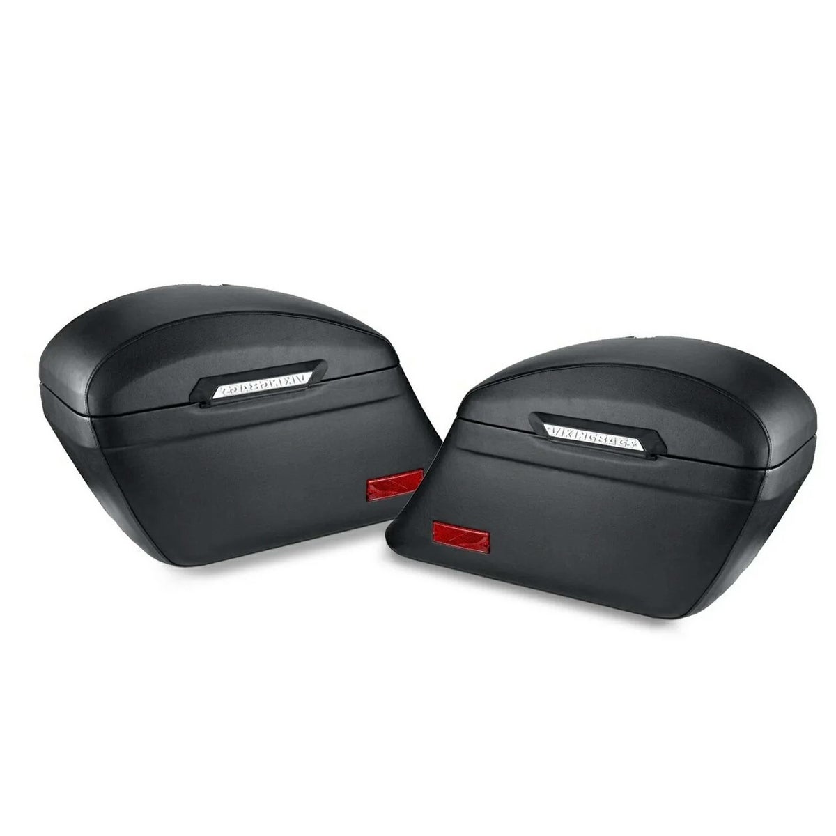 M8 ファットボーイ Lamellar Stallion エクストララージ・サドルバッグ 44L (レザーラップ)5