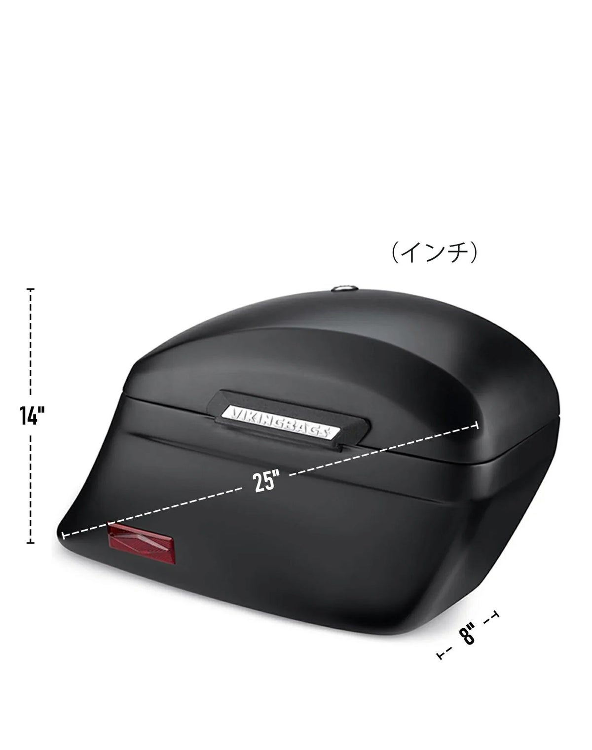 M8 ファットボーイ Lamellar Stallion エクストララージ・サドルバッグ 44L (マットブラック)4