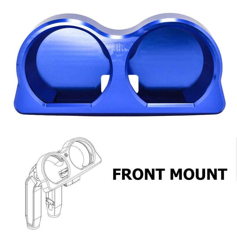 2015～2023 FLTR OGライザー用 デュアル メーターゲージ フロントマウント ブルー OG（オリジナルガレージモト）