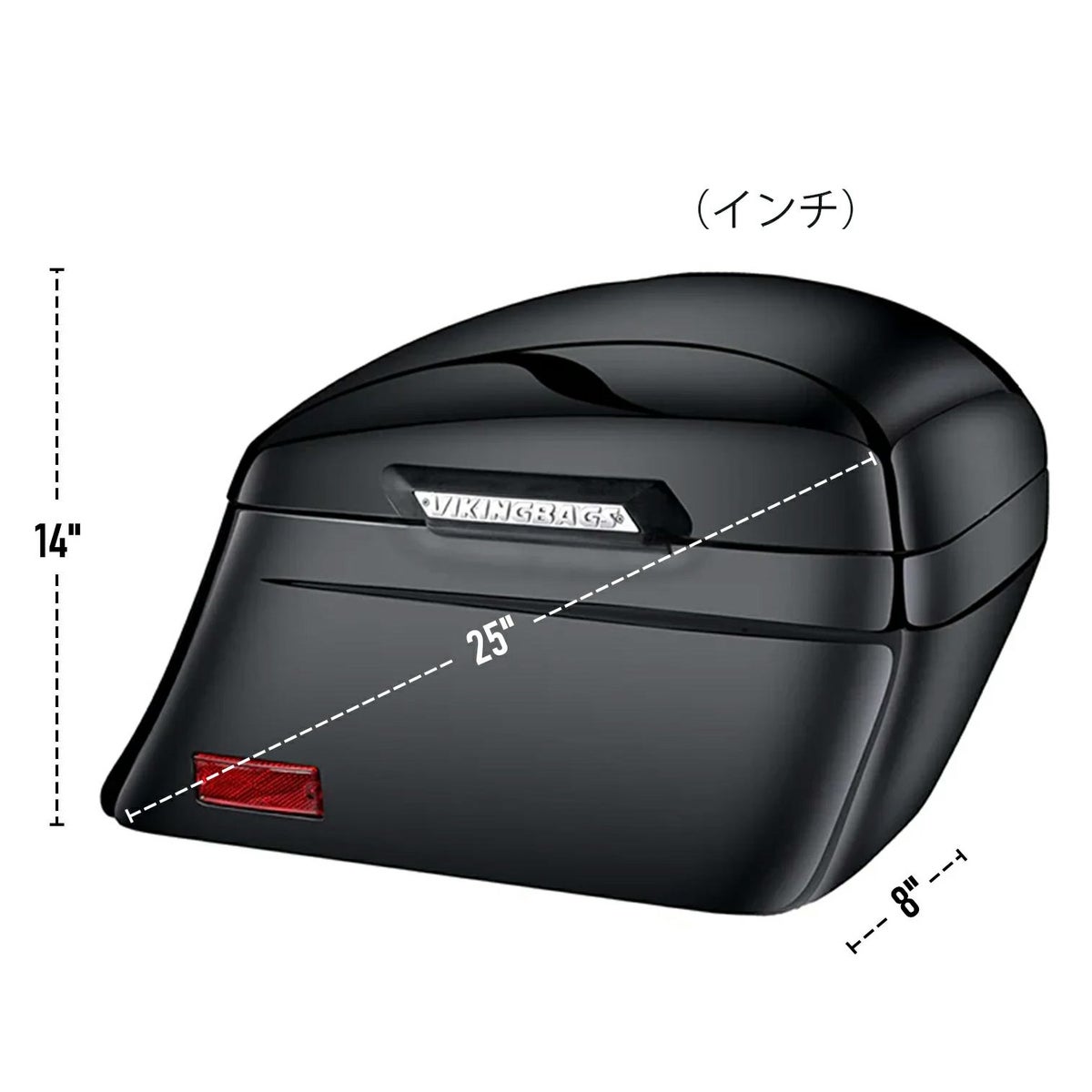  M8 ブレイクアウト Lamellar Stallion エクストララージ・サドルバッグ 44L (グロスブラック)4