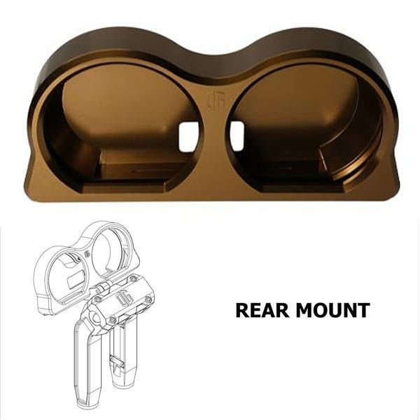 2015～2023 FLTR OGライザー用 デュアル メーターゲージ リアマウント ブロンズ OG（オリジナルガレージモト）