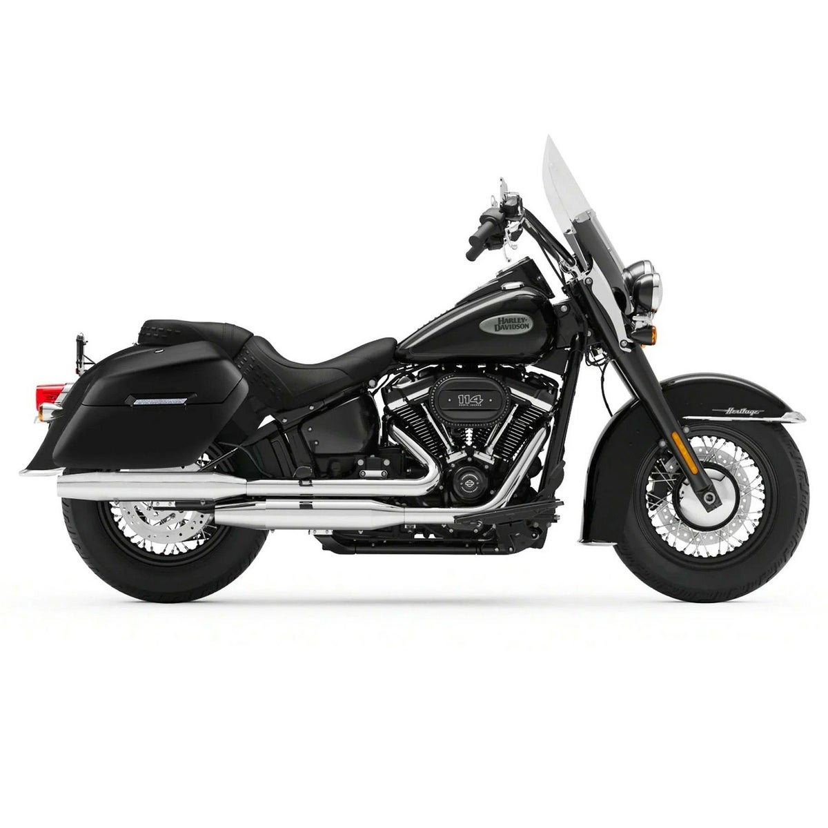 M8 ヘリテイジクラシック Baldur エクストララージ・サドルバッグ 42L (マットブラック)1