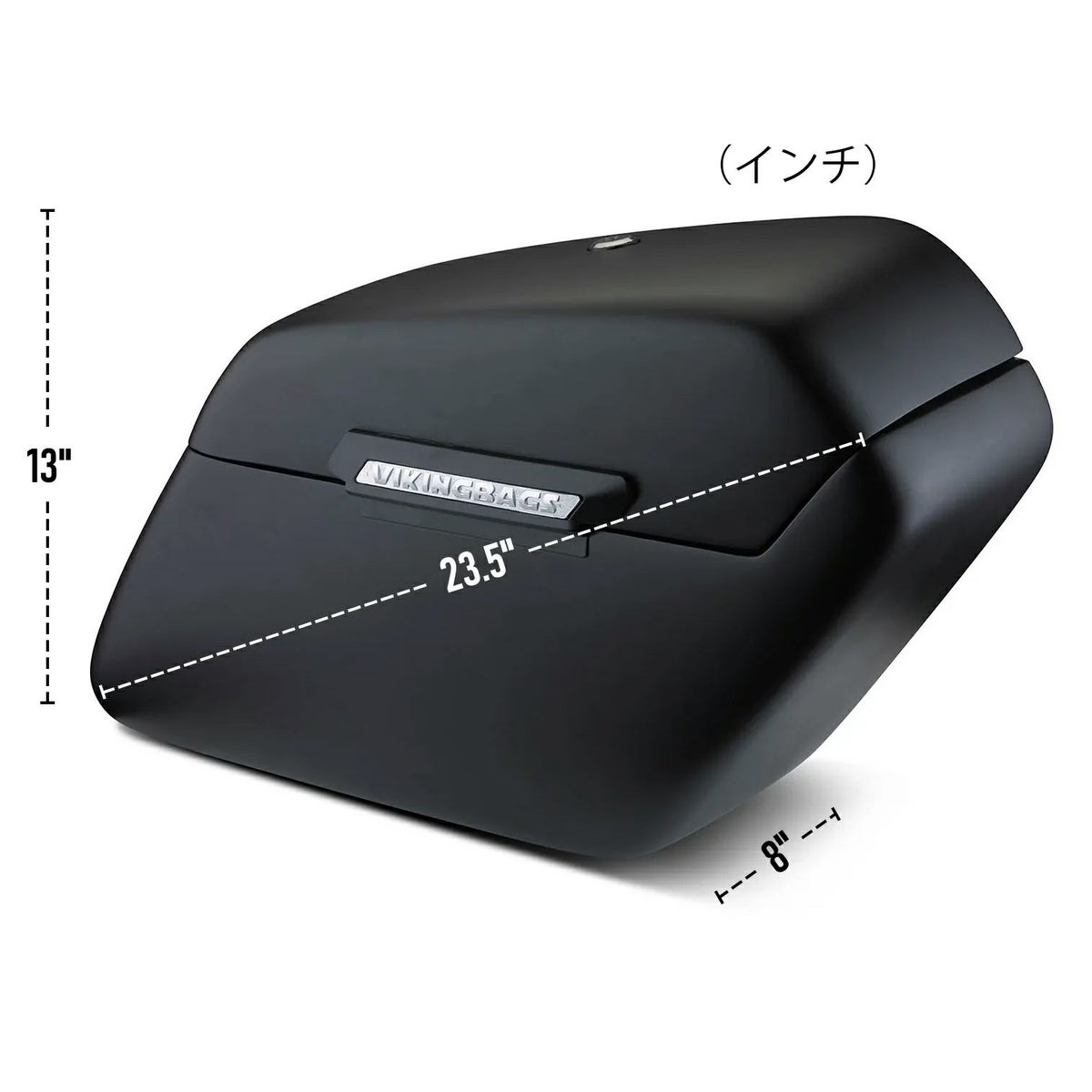 M8 ヘリテイジクラシック Baldur エクストララージ・サドルバッグ 42L (マットブラック)3