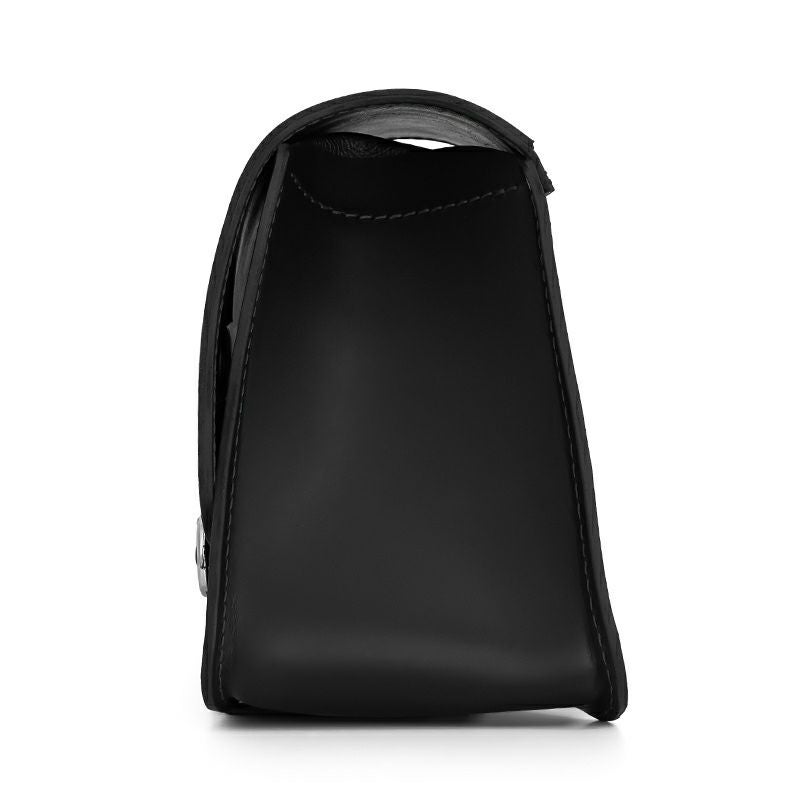  エンズクオイオ Sporty レザーサドルバッグ (ブラック)8