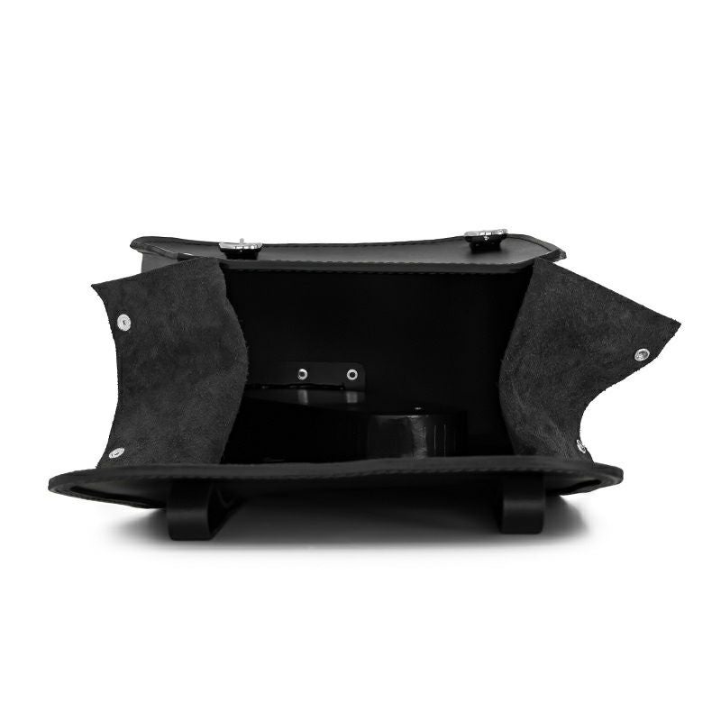  エンズクオイオ Sporty レザーサドルバッグ (ブラック)12