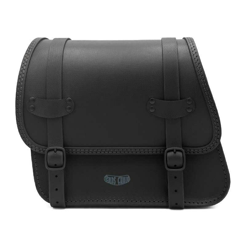 エンズクオイオ Rev Sporty レザーサドルバッグ (型押しレザー)