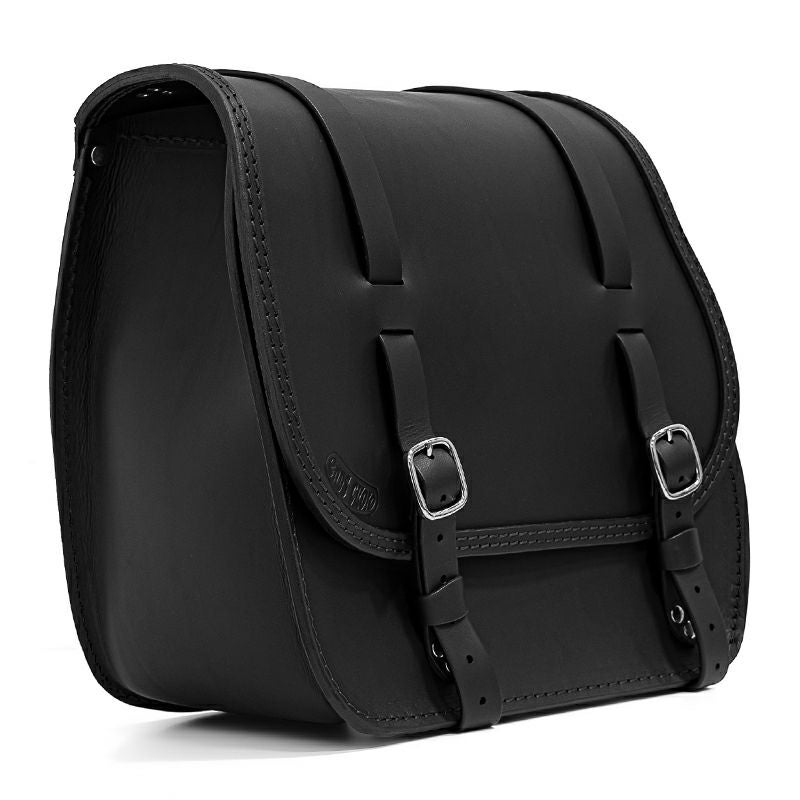 エンズクオイオ Little Boogie Targa レザーサドルバッグ 26.5L (ブラック)9