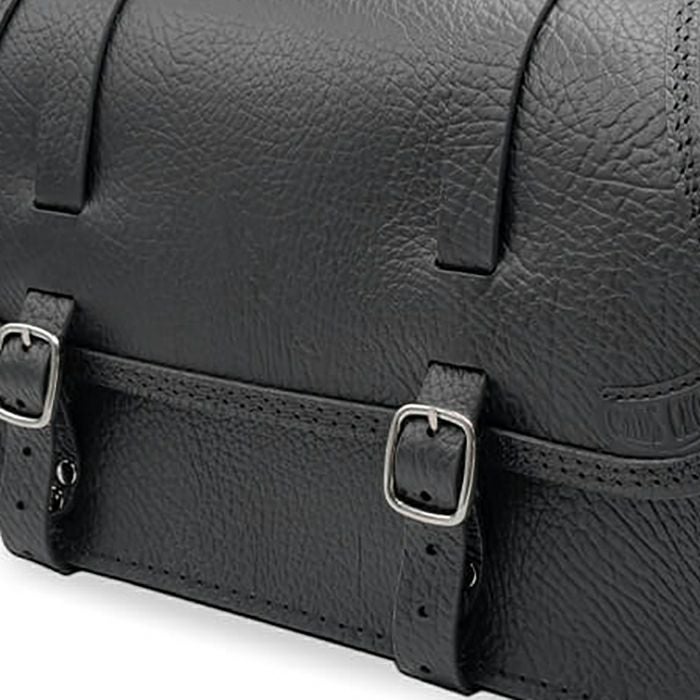 エンズクオイオ Little Boogie Targa レザーサドルバッグ 26.5L (リンクルレザー)