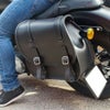  エンズクオイオ Little Boogie Targa レザーサドルバッグ 26.5L (ダークブラウン)4