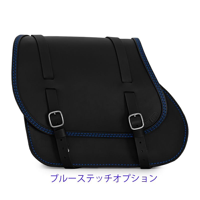 エンズクオイオ Little Boogie レザーサドルバッグ 29L (ブラック)6