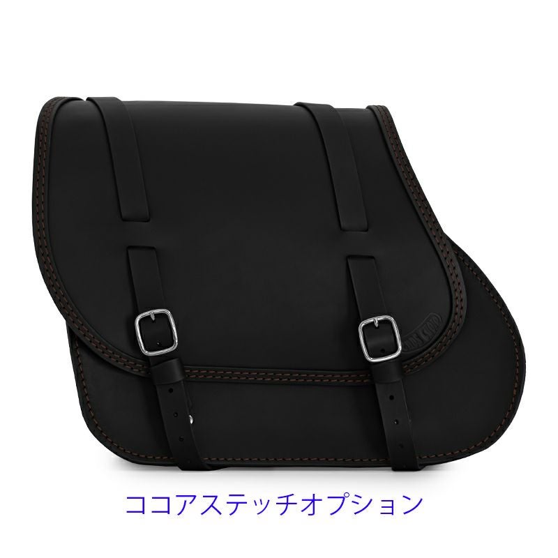 エンズクオイオ Little Boogie レザーサドルバッグ 29L (ブラック)8
