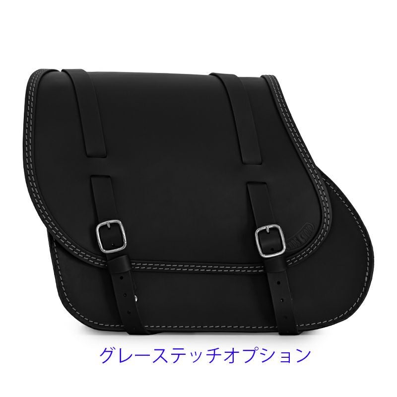 エンズクオイオ Little Boogie レザーサドルバッグ 29L (ブラック)11