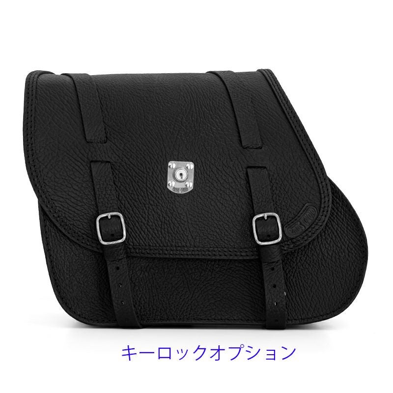 エンズクオイオ Little Boogie レザーサドルバッグ 29L (リンクルレザー)11