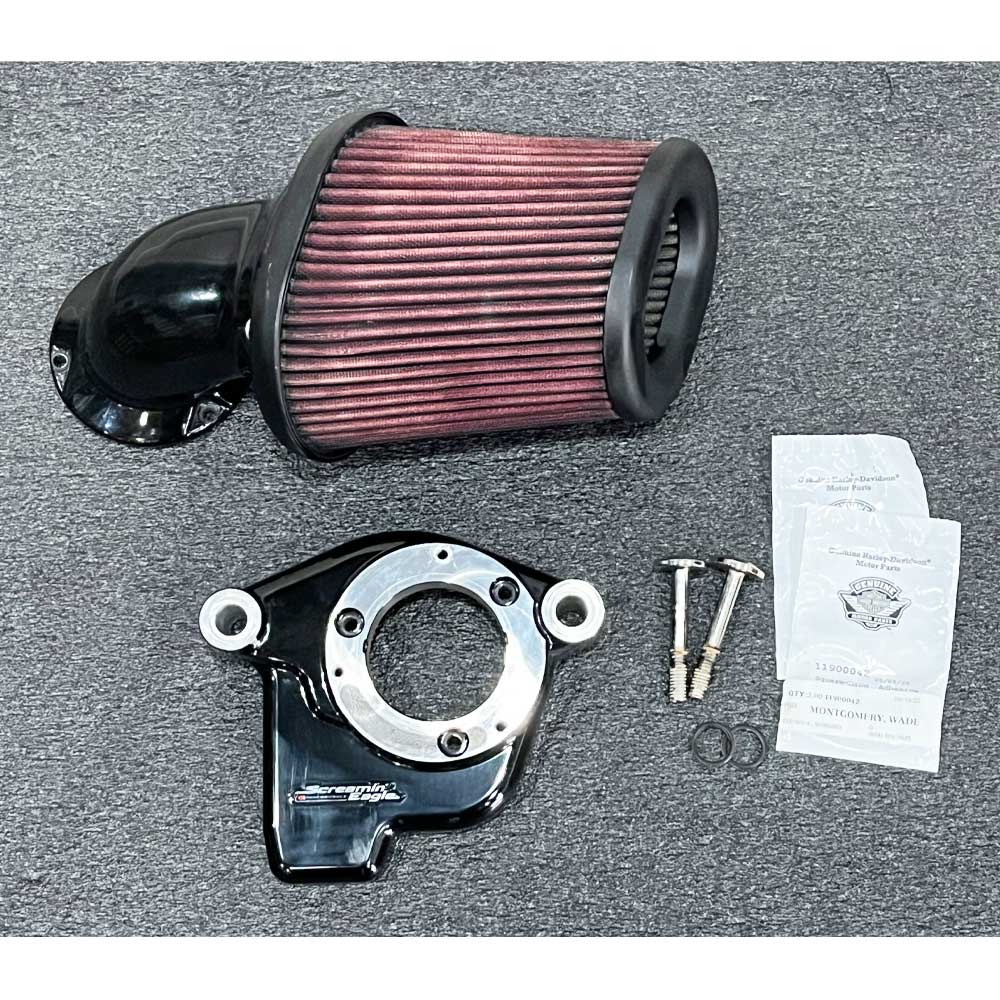 スクリーミンイーグル ヘビーブリーザー・エクストリーム・エアクリーナー　グロスブラック 