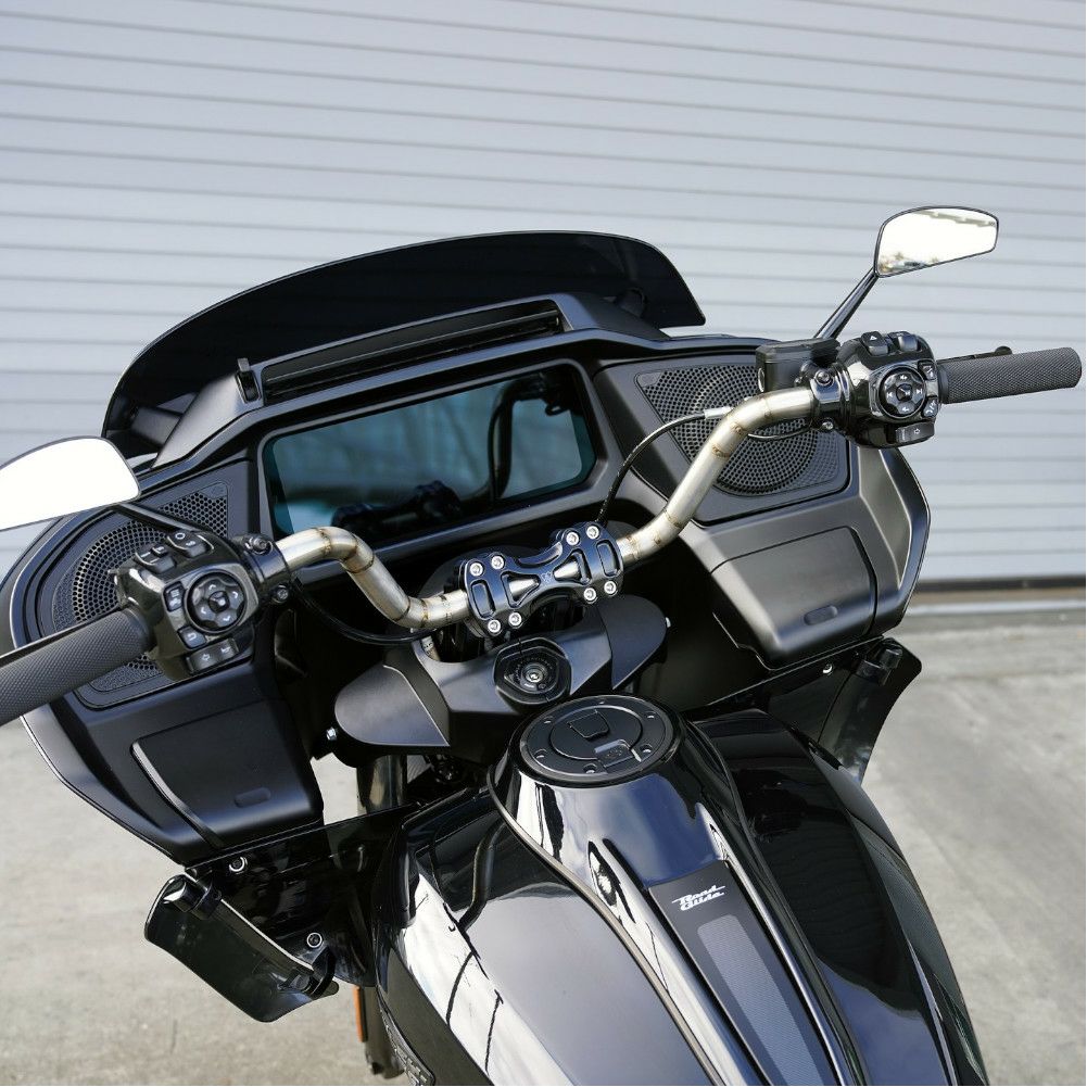 Arlen Ness MX TALL ハンドルバー (ブラック) Arlen Ness