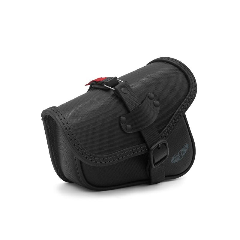 エンズクオイオ Rev Mambo レザーサドルバッグ 4L (ブラック)6