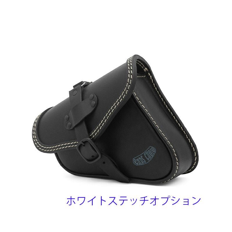 エンズクオイオ Rev Mambo レザーサドルバッグ 4L (ブラック)13