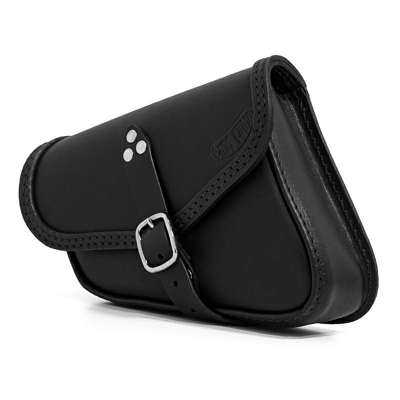 エンズクオイオ Mambo レザーサドルバッグ 4L (ブラック)7