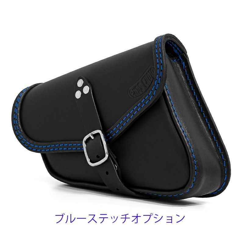 エンズクオイオ Mambo レザーサドルバッグ 4L (ブラック)10