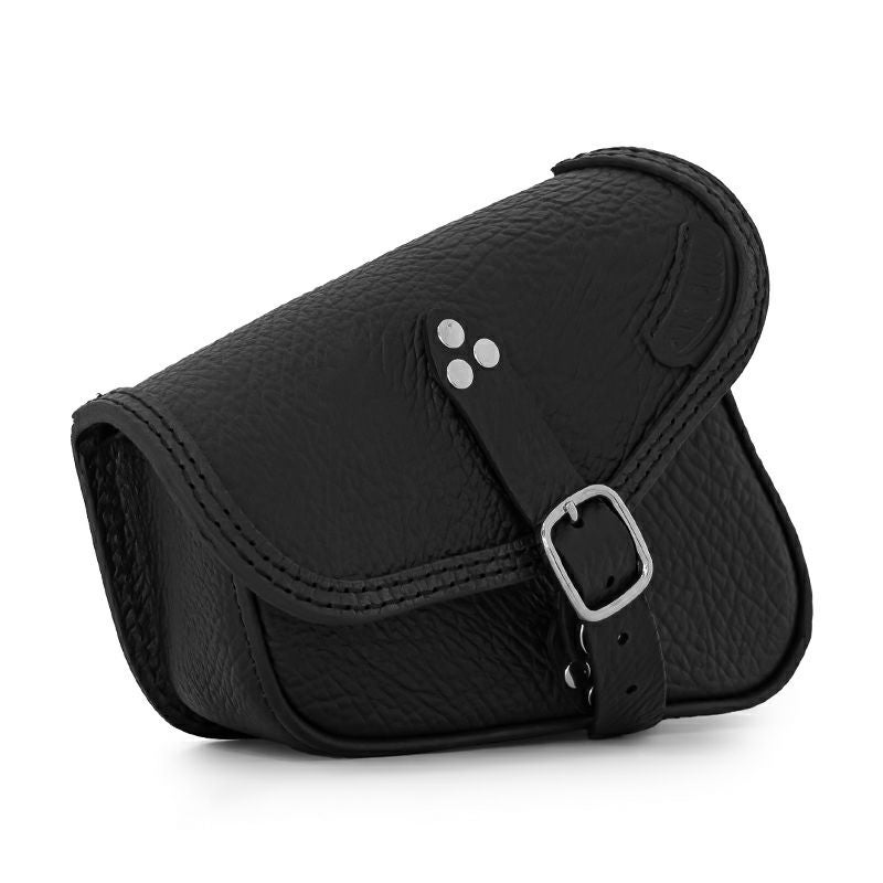 エンズクオイオ Mambo レザーサドルバッグ 4L (リンクルレザー)