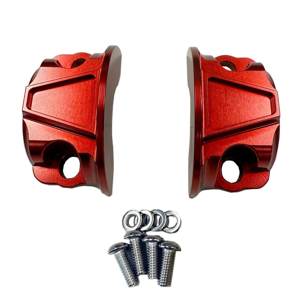 ハンドルバー コントロール クランプ レッド 3