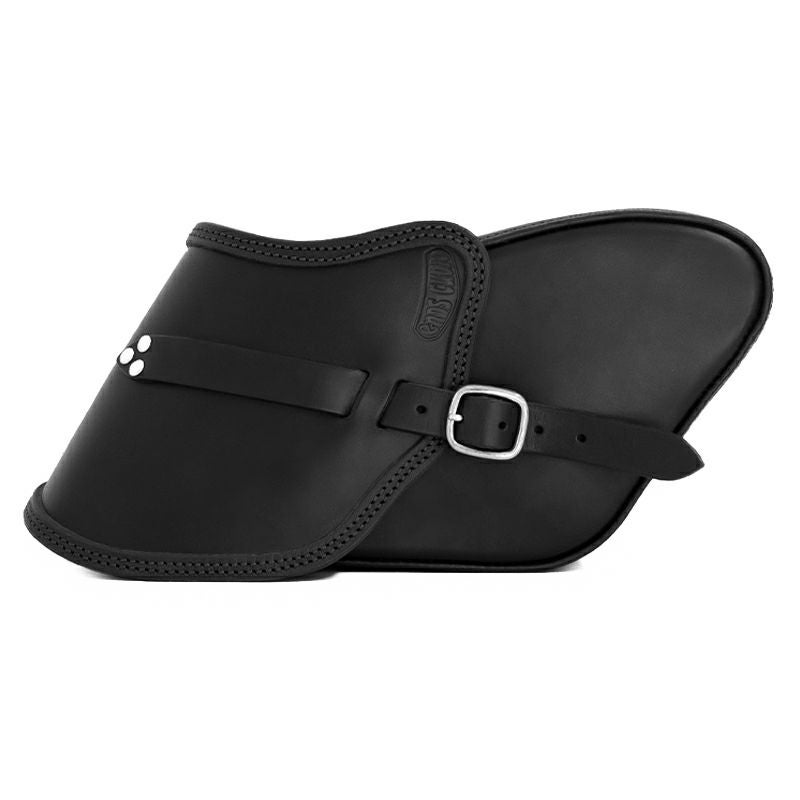 エンズクオイオ Swing レザーサドルバッグ 4.8L (ブラック)8