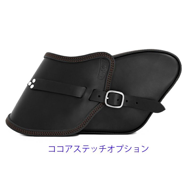 エンズクオイオ Swing レザーサドルバッグ 4.8L (ブラック)16