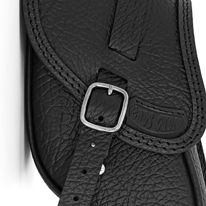 エンズクオイオ Swing レザーサドルバッグ 4.8L (リンクルレザー)