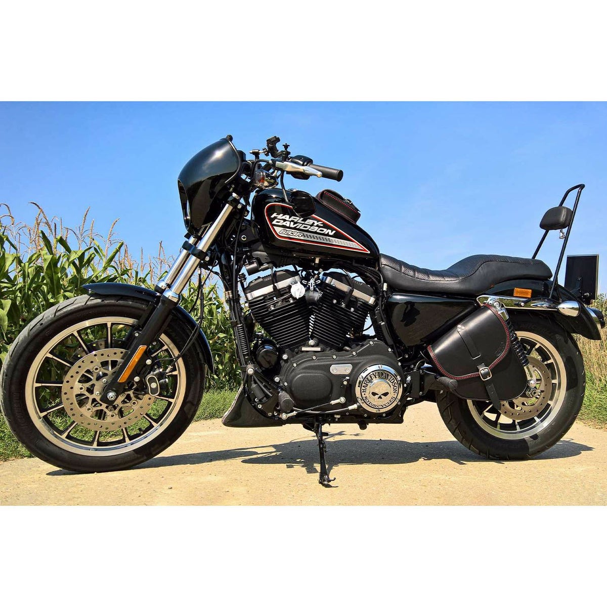 エンズクオイオ Gitan レザーサドルバッグ 6L (ブラック)3