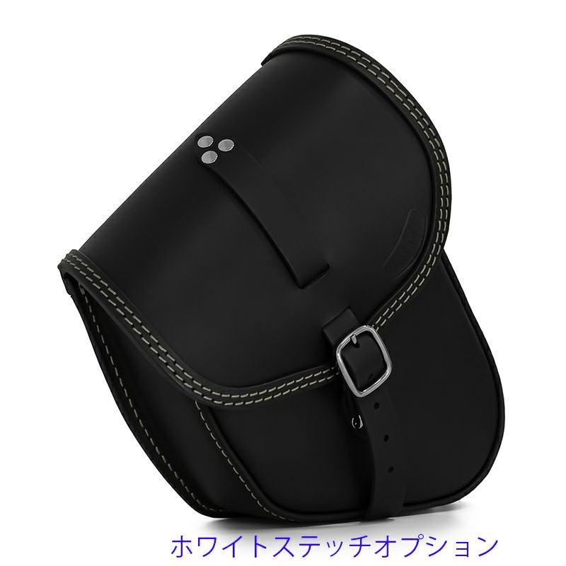 エンズクオイオ Gitan レザーサドルバッグ 6L (ブラック)13