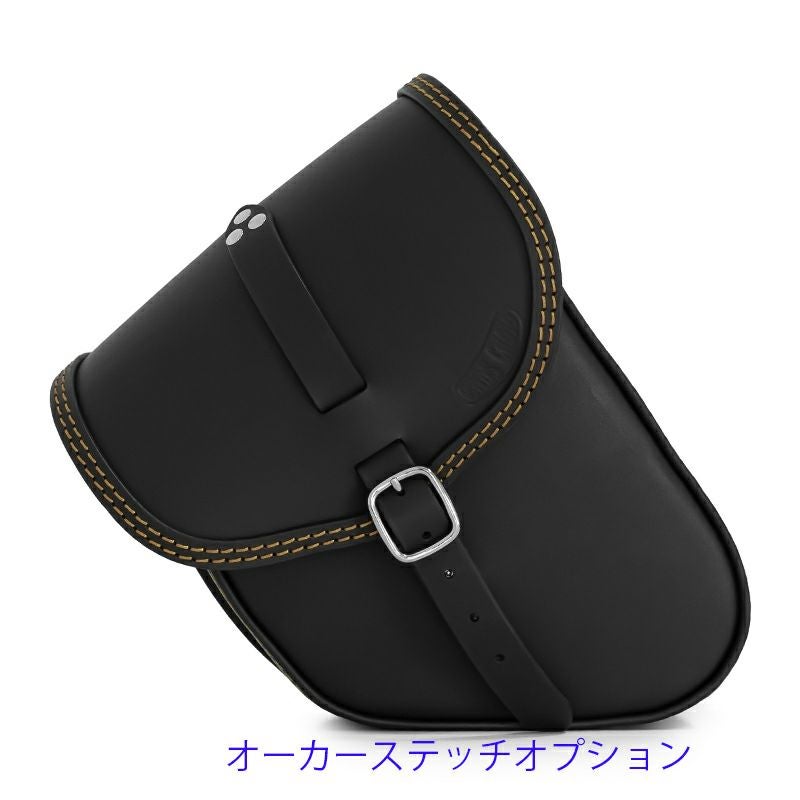 エンズクオイオ Gitan レザーサドルバッグ 6L (ブラック)16