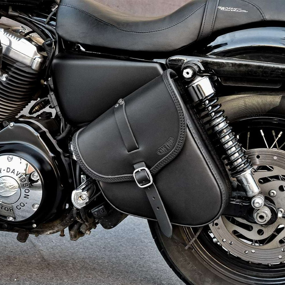 エンズクオイオ Gitan レザーサドルバッグ 6L (リンクルレザー)1