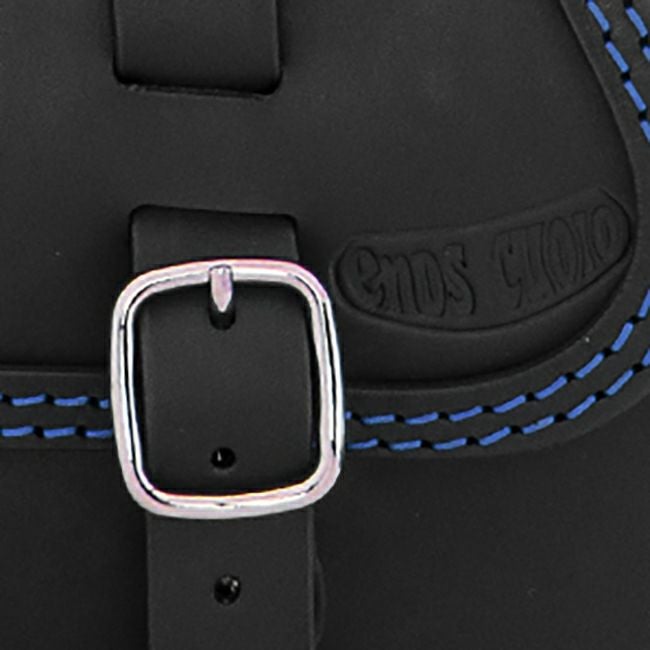 エンズクオイオ Klezmer レザーサドルバッグ 5L (ブラック)12