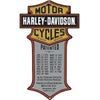 Harley-Davidson Patented Die Cut ブリキ看板-01