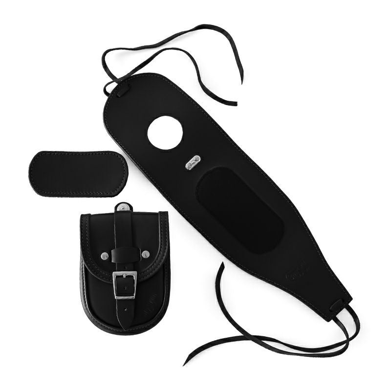 エンズクオイオ Smart レザー タンクバッグ (ブラック)6