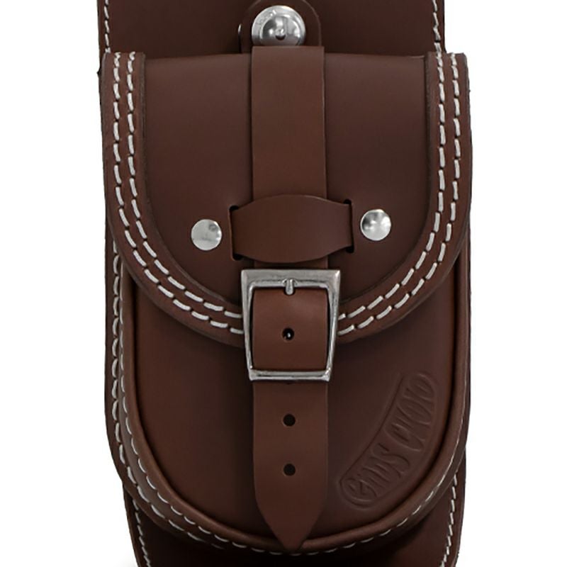 エンズクオイオ Smart レザー タンクバッグ (ダークブラウン)