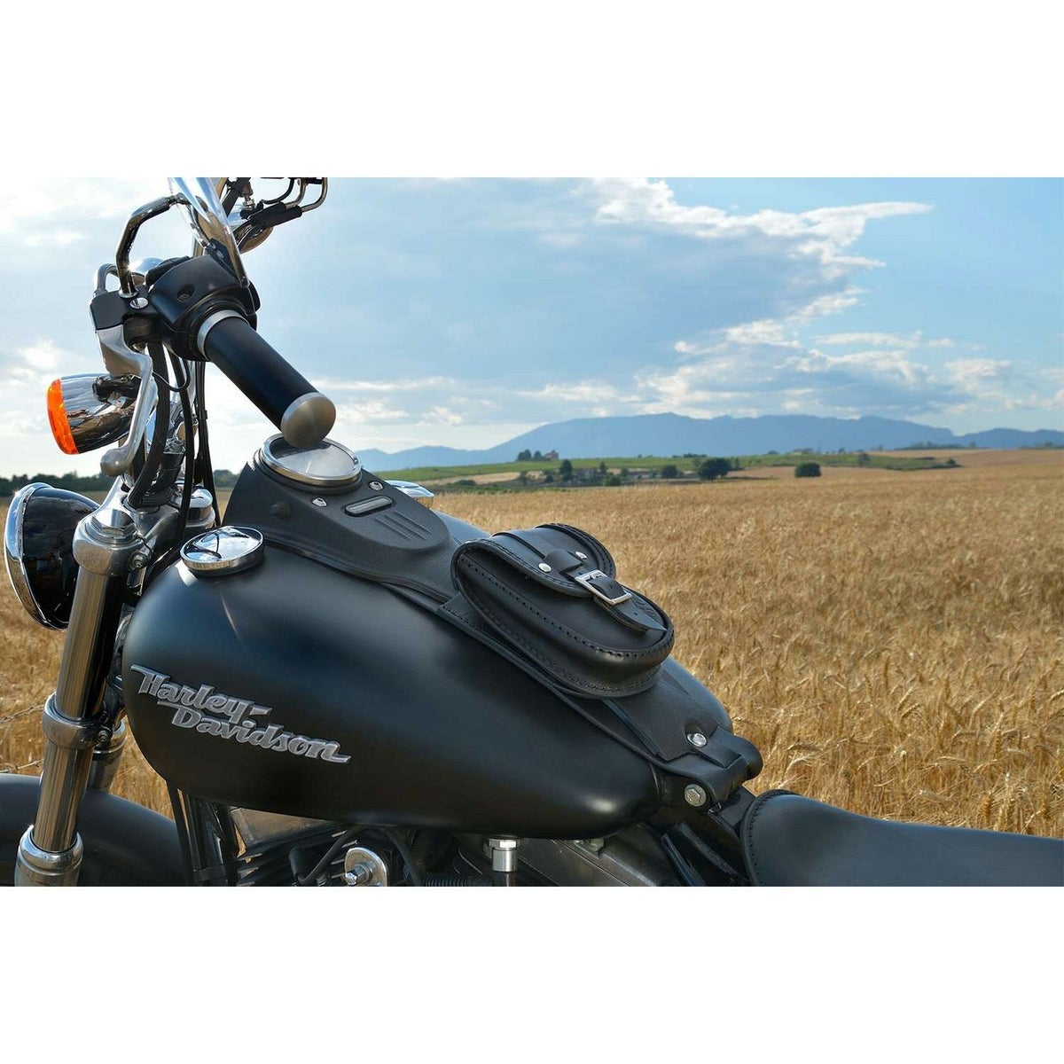 エンズクオイオ Smart レザー タンクバッグ (ブラック)4