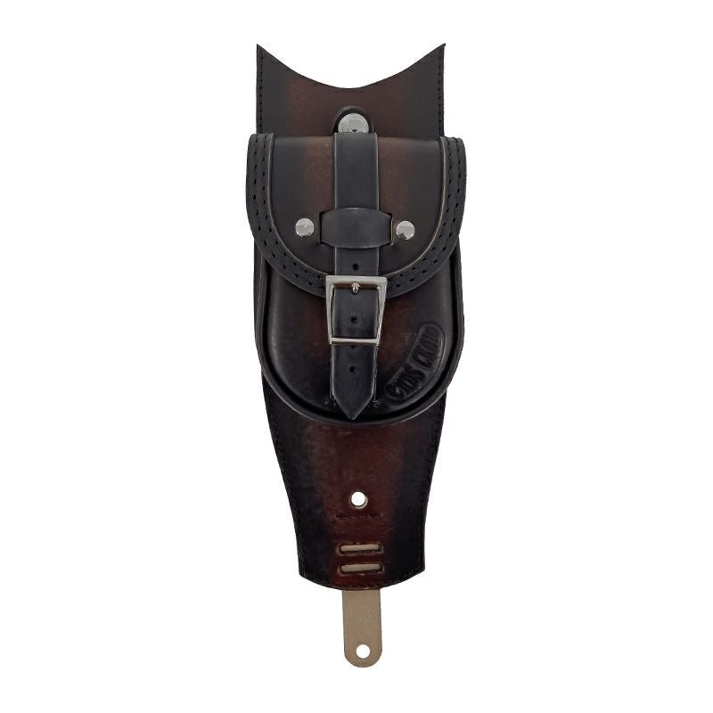 エンズクオイオ Smart レザー タンクバッグ (ディストレスト・ツートーン・ダーク)1