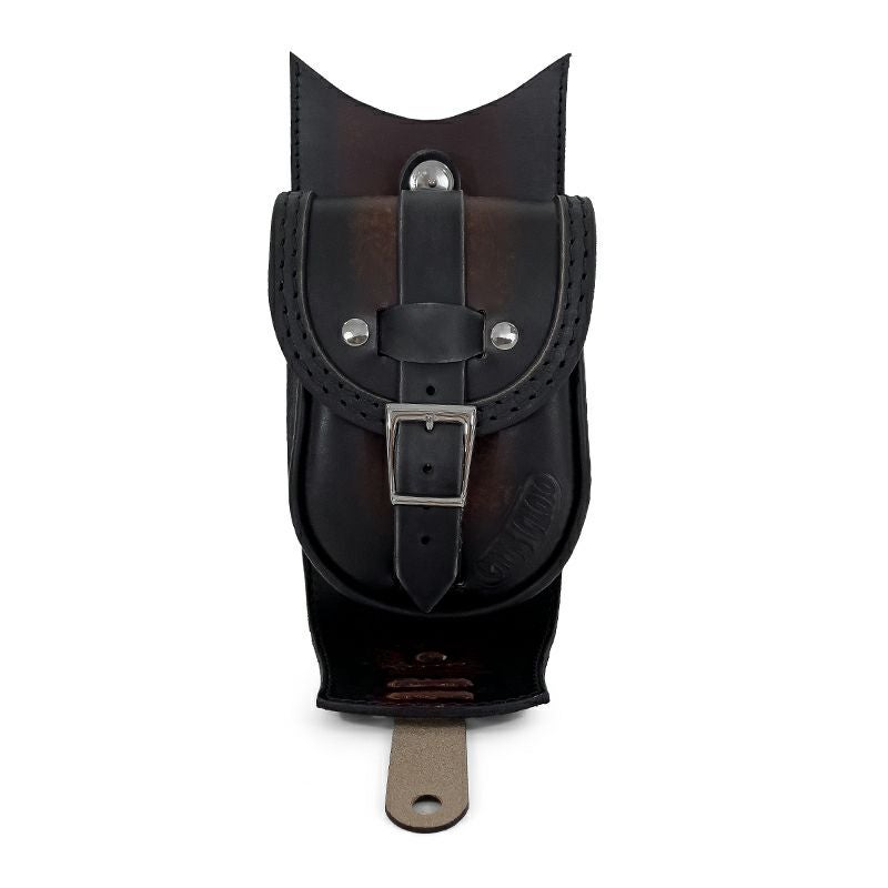 エンズクオイオ Smart レザー タンクバッグ (ディストレスト・ツートーン・ダーク)2