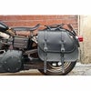 エンズクオイオ Middle Dyna レザーサドルバッグ 29.5L (ブラック)2
