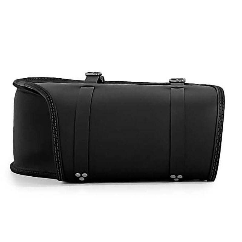 エンズクオイオ Middle Dyna レザーサドルバッグ 29.5L (ブラック)11