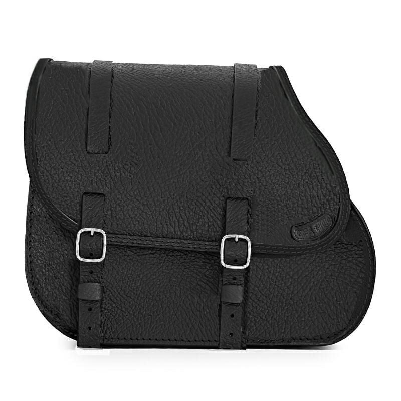 エンズクオイオ Middle Dyna レザーサドルバッグ 29.5L (リンクルレザー)