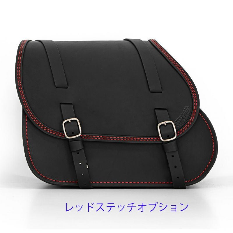 エンズクオイオ Little Dyna レザーサドルバッグ 25.5L (ブラック)8